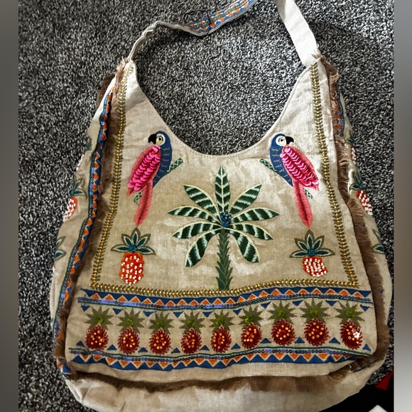 Zara NWT beaded shopper bag 6083/510 - Picture 8 of 9